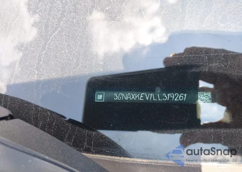 2020 Chevrolet Equinox Fwd Lt 1.5L Turbo z USA, uszkodzony, nr VIN 3GNAXKEV1LL319261